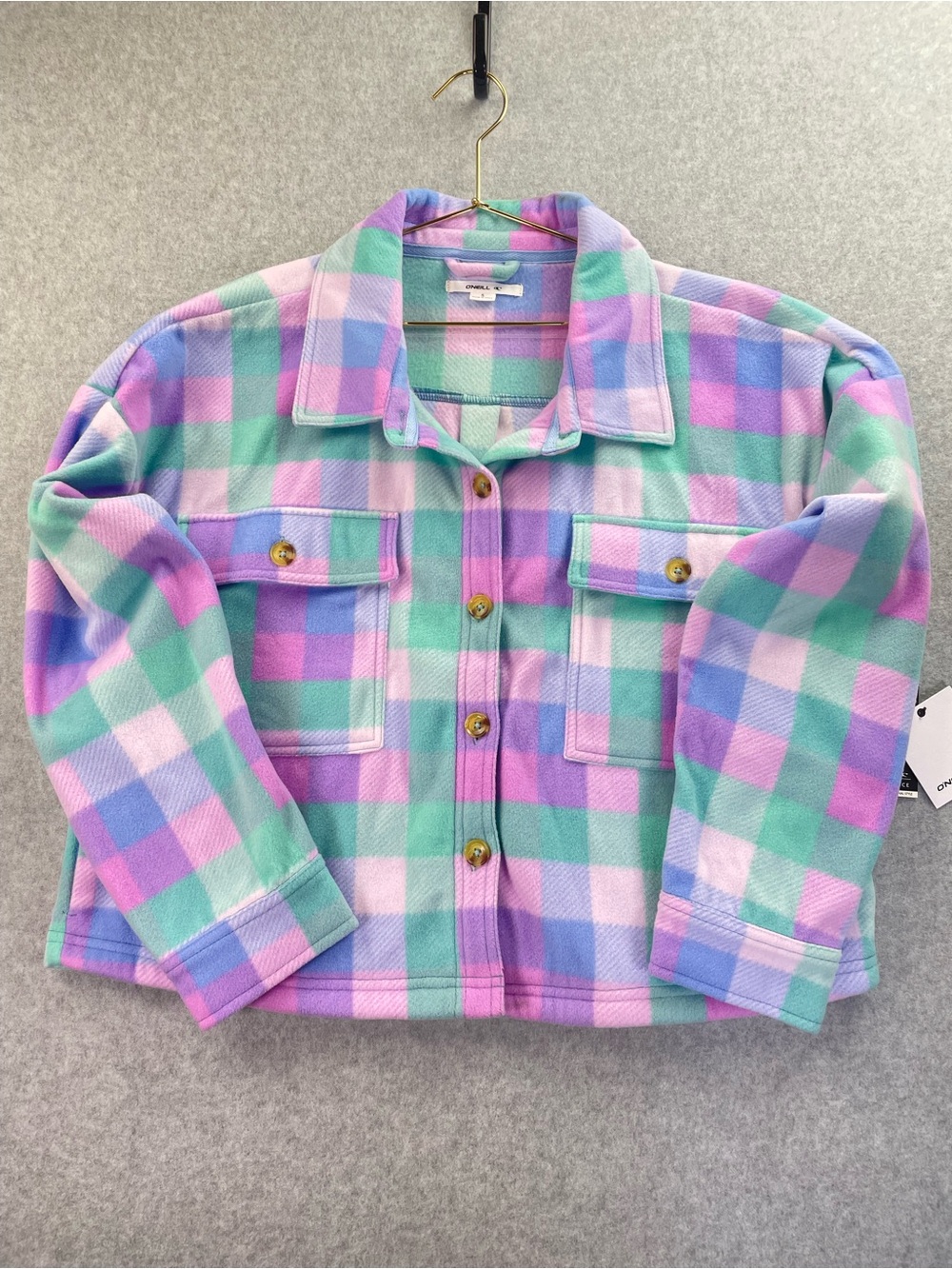 O’Neill Colleen Cropped SuperFleece Shacket *NWT